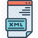 Archivo xml  Icono