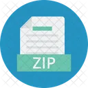 Carpeta Zip Archivo Zip Archivo De Almacenamiento Icon