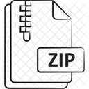 Archivo Zip Archivo Documento Icon