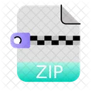 Archivo zip  Icono