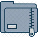 Archivo Zip Documento Archivo Icon