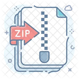 Archivo zip  Icono