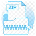 Archivo Zip Carpeta Zip Archivo Icon