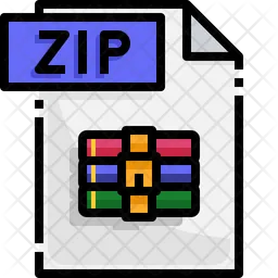 Archivo zip  Icono