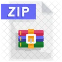 Archivo zip  Icono