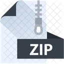 Archivo Zip Zip Formato De Archivo Icon