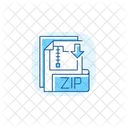 Archivo zip  Icono