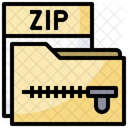 Archivo zip  Icono