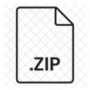 Zip Archivo Zip Formato Zip Icono
