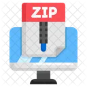 Archivo zip  Icono