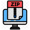 Archivo zip  Icono