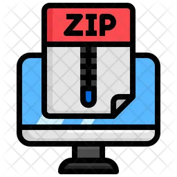 Archivo zip  Icono