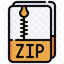 Archivo Zip Formato Zip Documentos Icono