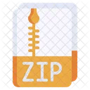 Archivo Zip Formato Zip Documentos Icono