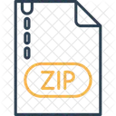 Archivo Zip Computadora Documento Icon