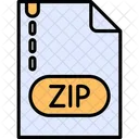 Archivo Zip Computadora Documento Icon