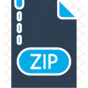 Archivo Zip Computadora Documento Icon