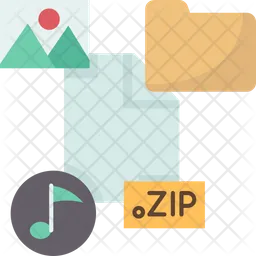 Archivo zip  Icono