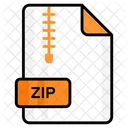 Zip Archivo Doc Icon