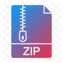 Archivo Documento Zip Icon