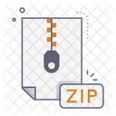 Archivo zip  Icono