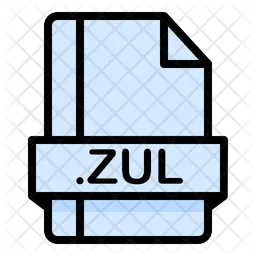 Archivo zul  Icono