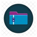 Archivos Zip Zip Archivo Icono