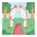 Arco De Casamento Floresta Arvores Ícone