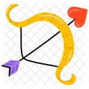 Arco de cupido  Ícone