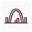 Arco De Gateway Arco Gateway Ícone