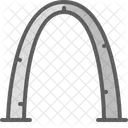 Arco De Portal Marco Monumento Ícone