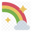 Arco Iris Nuvem Clima Icon