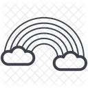 Arco Iris Espectro Fantasia Ícone