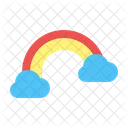 Arco Iris Nuvem Clima Icon