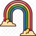 Arco Iris Nuvem Clima Icon