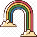 Arco Iris Nuvem Clima Icon