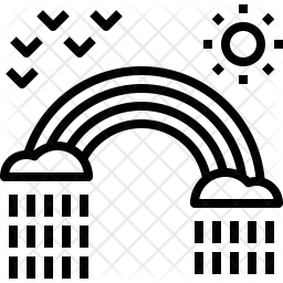Arco-íris  Ícone