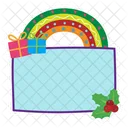 Natal Natal Arco Iris Icon