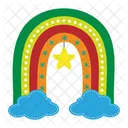 Natal Natal Arco Iris Icon