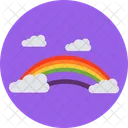 Arco Iris Arco Nuvens Icon