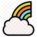Arco Iris Ceu Atmosferico Ícone