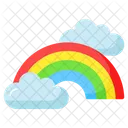 Arco Iris Atmosferico Ambiental Ícone