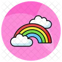 Arco Iris Atmosferico Ambiental Ícone