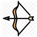 Arco Vikingo Flecha Arma Icono