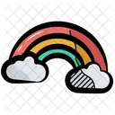 Arco Iris Prevision Nube Icon