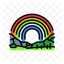 Arcoiris Clima Natural Icono