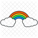 Arcoiris Clima Sol Icon