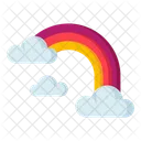 Arco Iris Cielo Nube Icono