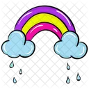 Rainbow Clima Arco Del Arco Iris Icono