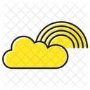 Arco Iris Clima Nube Icon